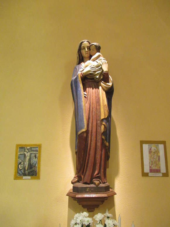 vierge a l'enfant cote durieux statues